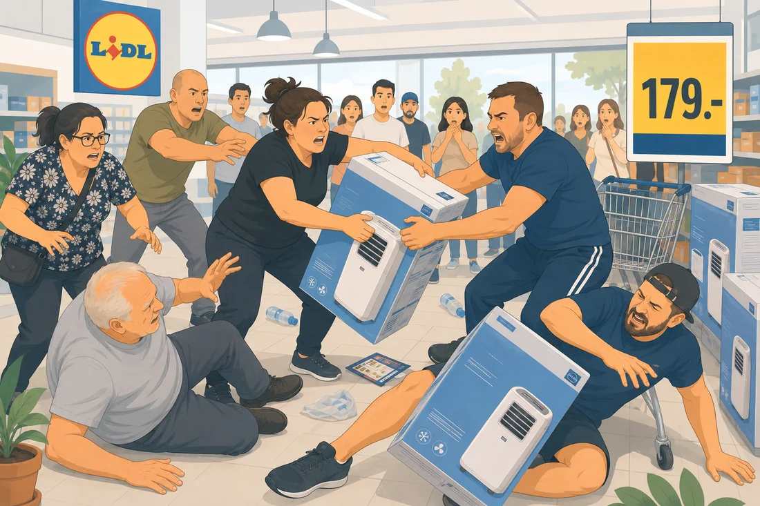 Bagarre au Lidl : le climatiseur en valait-il la peine ?