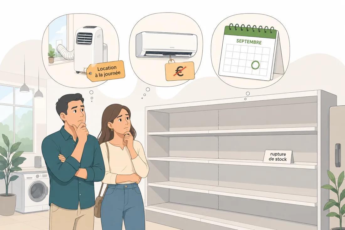 Pénurie de climatiseurs : louer, occasion ou attendre ?
